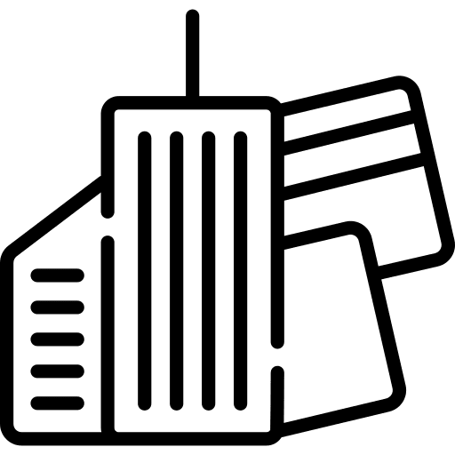 Financial world financial architecture and city financial icon