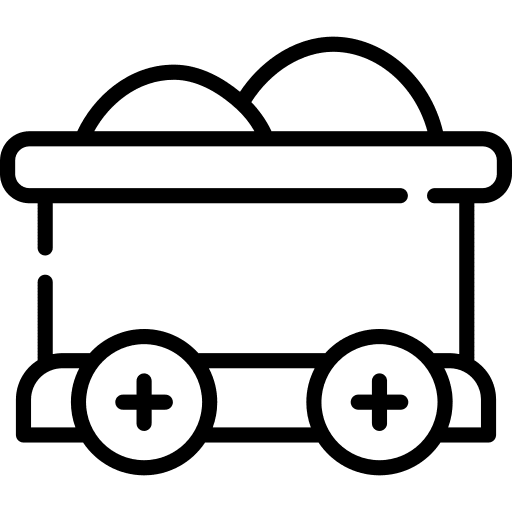 Gold industry gold desert icon