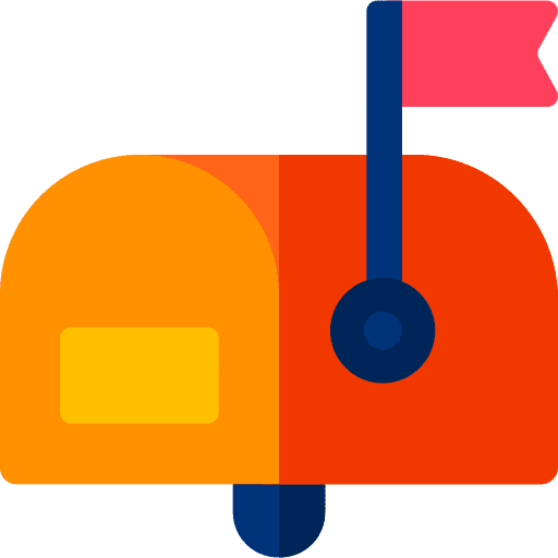 Mailbox postbox post letter icon