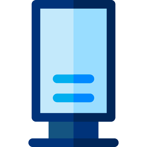 Mupi advertising marketing promotion icon