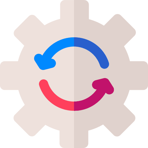 Process in progress settings process icon