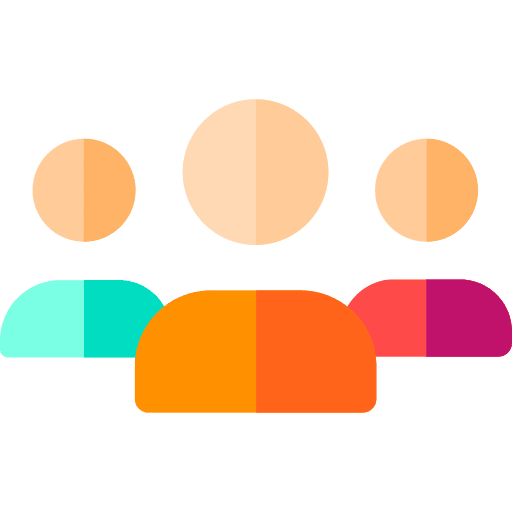 Teamwork personnel end user participant icon