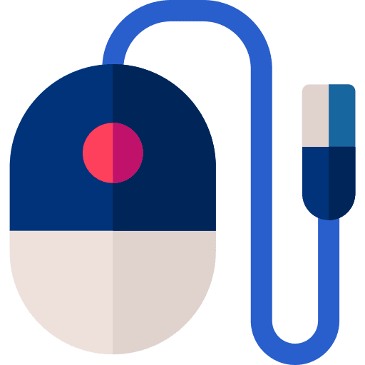 Computer mouse computer clicker technological icon