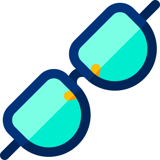 Eyeglasses ophthalmology glasses optics icon
