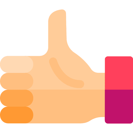 Good good like button thumbs up icon