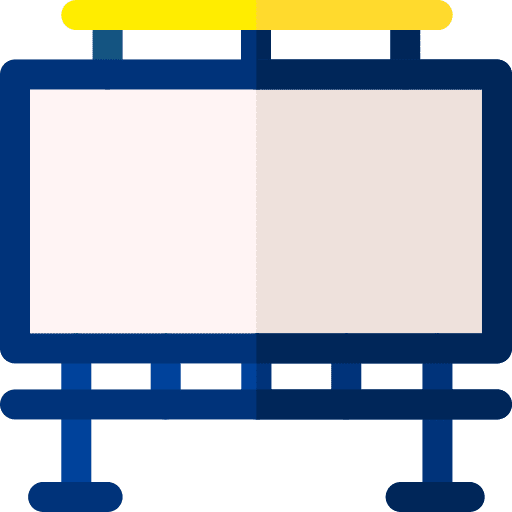 Billboard marketing banner advertising icon