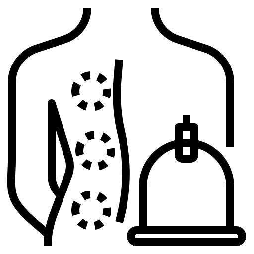 Cupping beauty cosmetics cupping icon