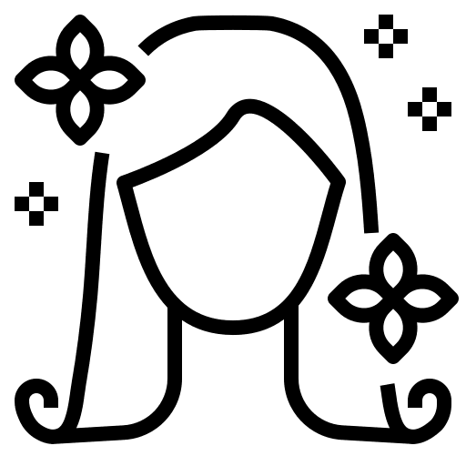 Hairdresser salon wellness hair icon