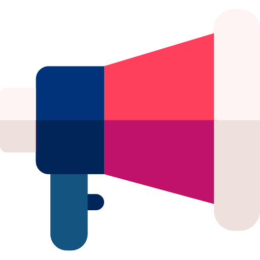 Megaphone marketing advertising market icon
