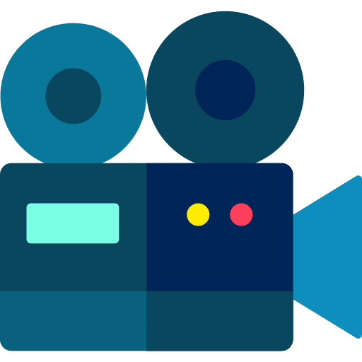 Video camera electronics technology film icon