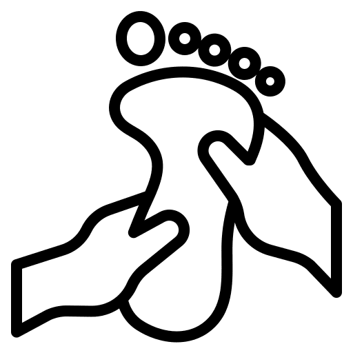 Foot massage foot massage beauty massage icon