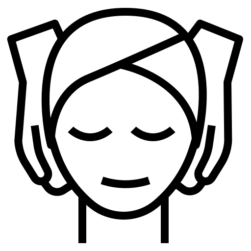 Massage care skin care cosmetics icon