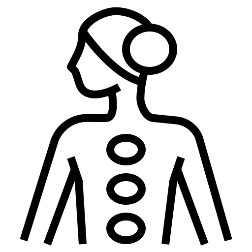 Hot stones spa and relax skin care hot stones icon