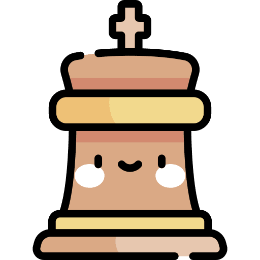 King gaming board game entertainment icon