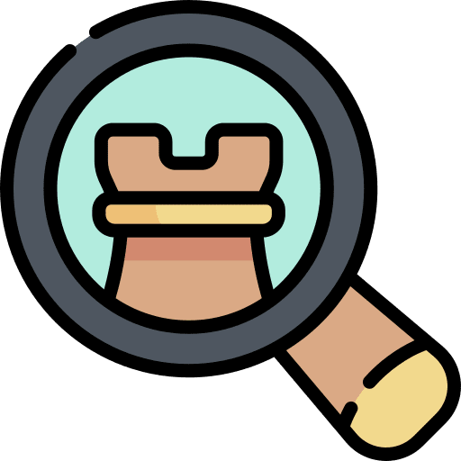 Searching board game searching chess game icon