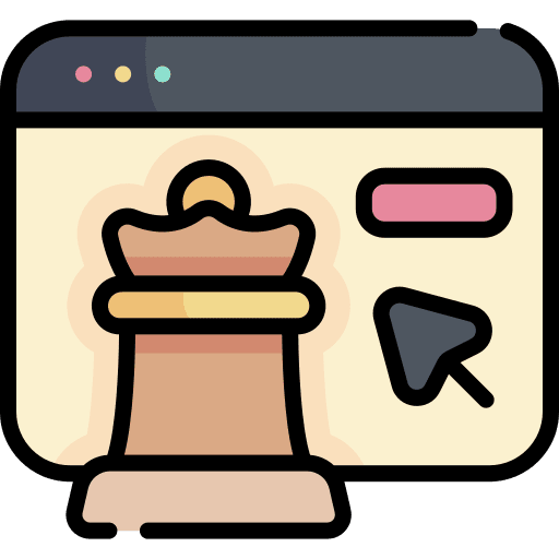 Chess computer gaming internet icon