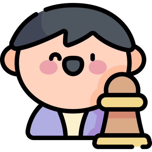Chess player strategy chess player gaming icon