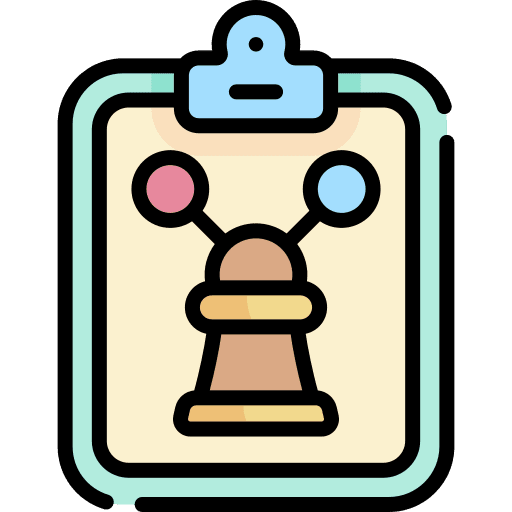 Clipboard chess clipboard strategy icon