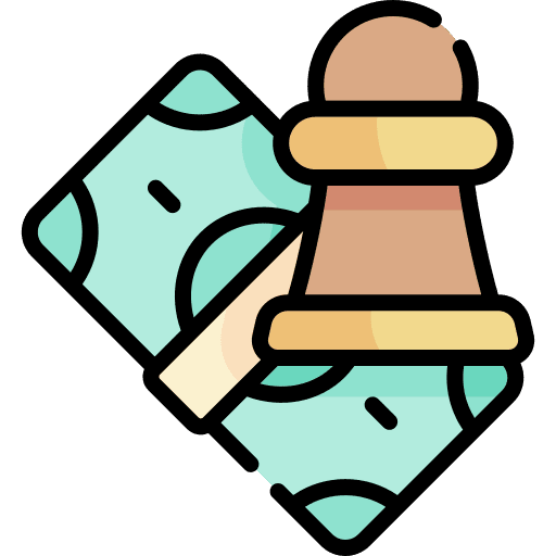 Prize chess entertainment board game icon