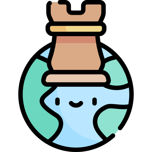 Worldwide worldwide chess strategy icon