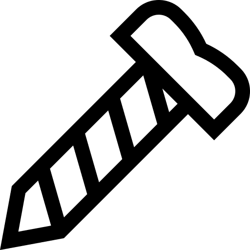 Screw construction and tools bolt nut icon