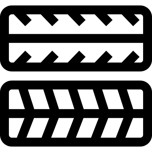 Treat tire car repair transport icon