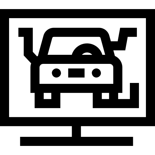 Diagnosis transport transportation repair icon