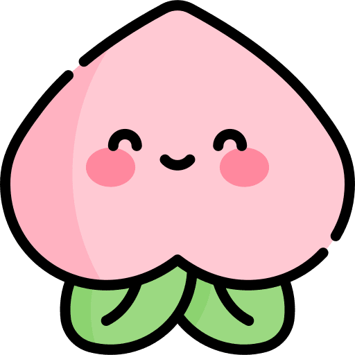 Peach peach plum girly icons icon