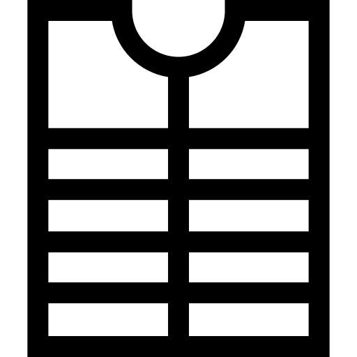 Reflective vest reflective vest high visibility vest waistcoat icon