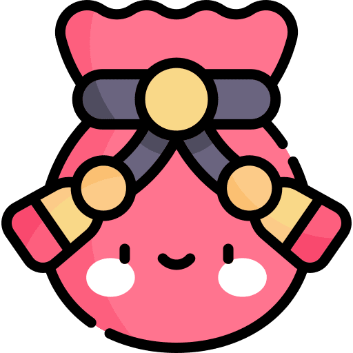 Bag new year business and finance asian icon