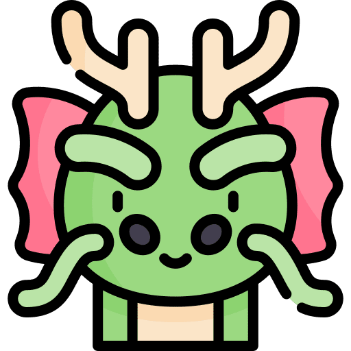 Dragon chinese cultures folklore icon