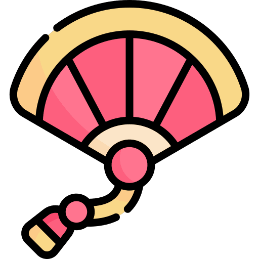 Fan fashion asian cultures icon