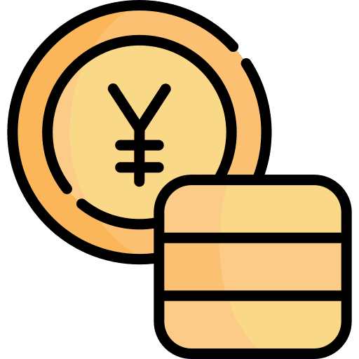 Yuan cash money business and finance icon