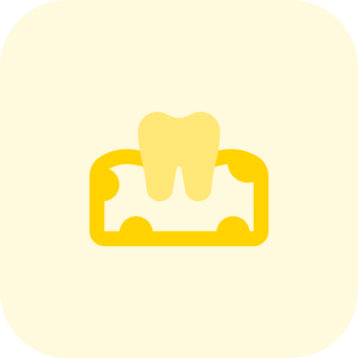 Infection mouth dental care infection icon