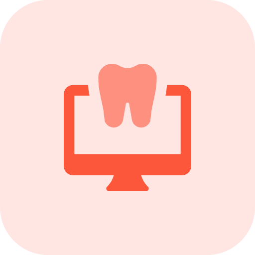 Screening medical mouth dentistry icon