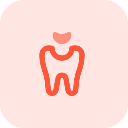 Tooth filling tooth filling teeth mouth icon