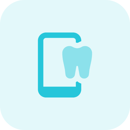 Application dentistry mobile phone smartphone icon