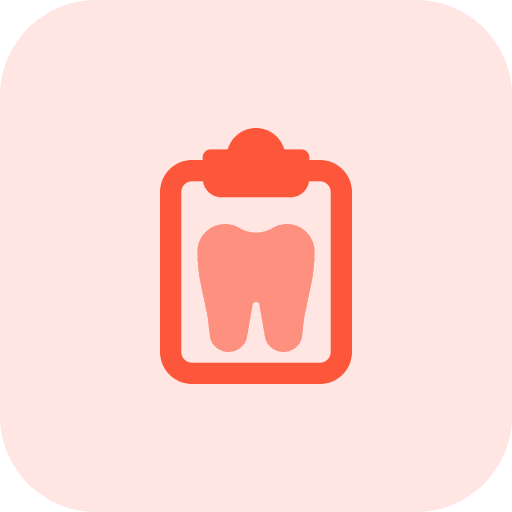 Report report medical dental icon
