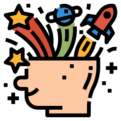 Brain expectations intelligence brain icon