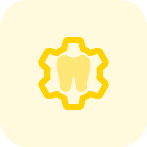 Setting healthcare and medical medical teeth icon