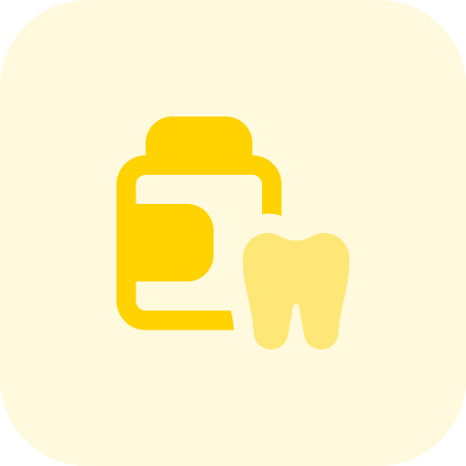 Vitamins vitamins tooth mouth icon