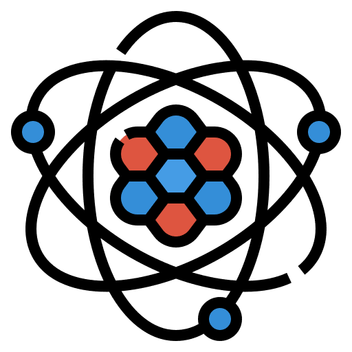 Atom education neutron physics icon