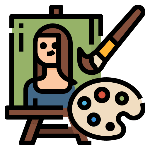 Painting art and design drawing picture icon