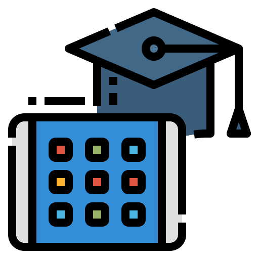 Tablet tablet e learning application icon