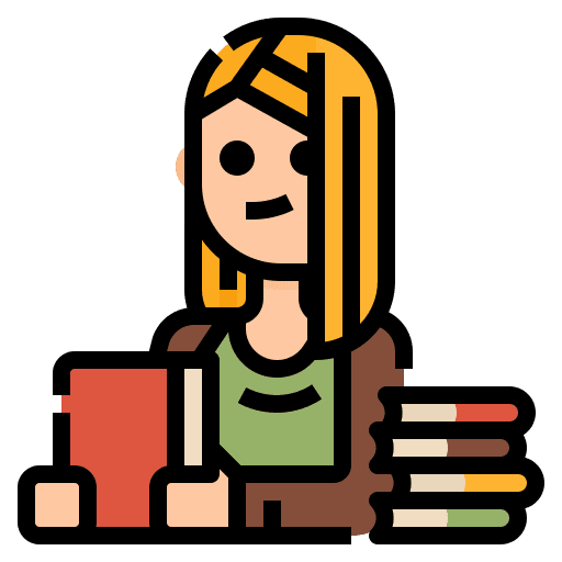 Teacher user education learning icon
