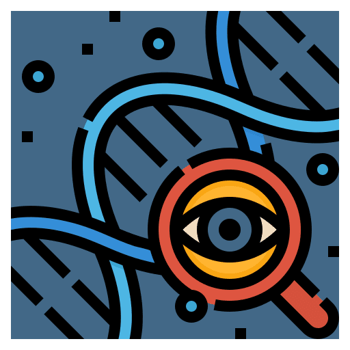 Biology science biology genetics icon