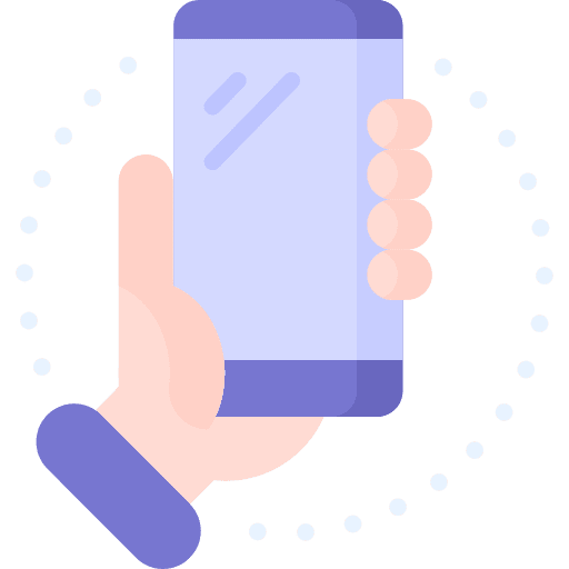 Smartphone phone tools and utensils communications icon