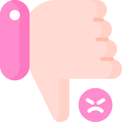 Dissatisfaction irritation dissatisfied disappointment icon