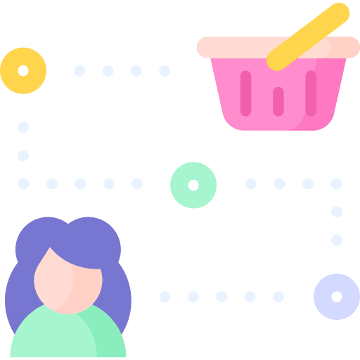 Behaviour business and finance buyer consumer icon