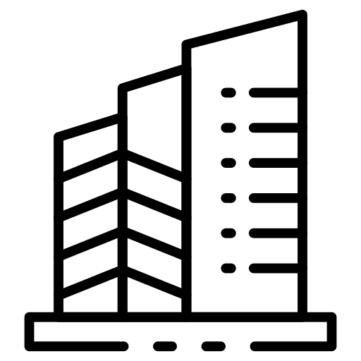 Buildings real estate place skyscraper icon